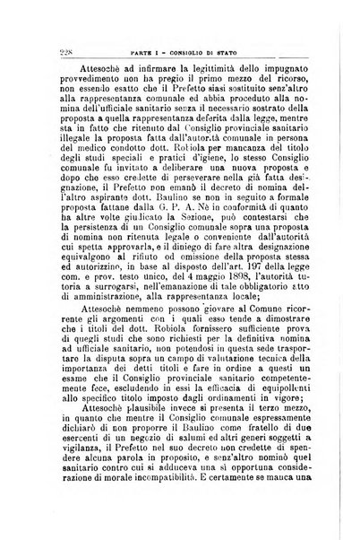 La giustizia amministrativa raccolta di decisioni e pareri del Consiglio di Stato, decisioni della Corte dei conti, sentenze della Cassazione di Roma, e decisioni delle Giunte provinciali amministrative