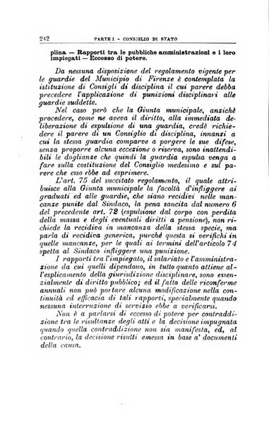 La giustizia amministrativa raccolta di decisioni e pareri del Consiglio di Stato, decisioni della Corte dei conti, sentenze della Cassazione di Roma, e decisioni delle Giunte provinciali amministrative