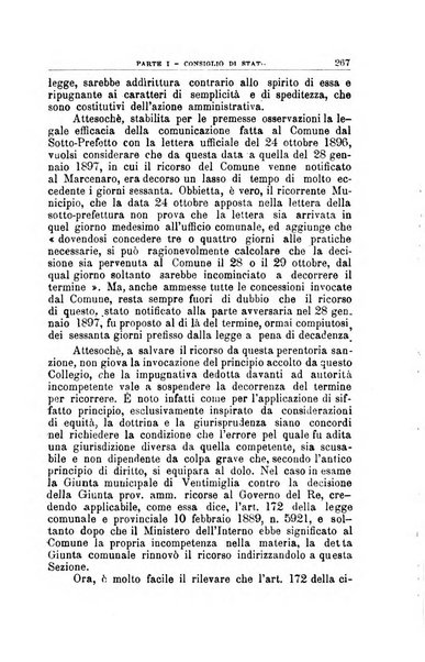 La giustizia amministrativa raccolta di decisioni e pareri del Consiglio di Stato, decisioni della Corte dei conti, sentenze della Cassazione di Roma, e decisioni delle Giunte provinciali amministrative