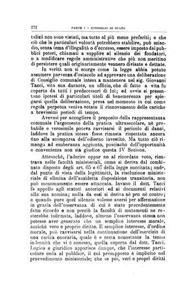 La giustizia amministrativa raccolta di decisioni e pareri del Consiglio di Stato, decisioni della Corte dei conti, sentenze della Cassazione di Roma, e decisioni delle Giunte provinciali amministrative