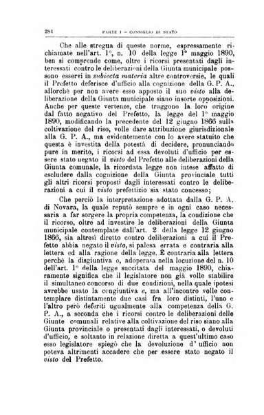 La giustizia amministrativa raccolta di decisioni e pareri del Consiglio di Stato, decisioni della Corte dei conti, sentenze della Cassazione di Roma, e decisioni delle Giunte provinciali amministrative