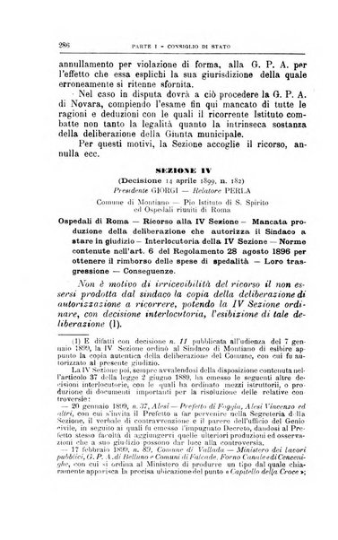 La giustizia amministrativa raccolta di decisioni e pareri del Consiglio di Stato, decisioni della Corte dei conti, sentenze della Cassazione di Roma, e decisioni delle Giunte provinciali amministrative