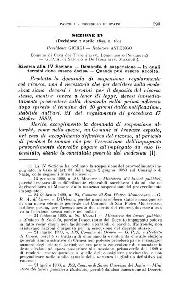 La giustizia amministrativa raccolta di decisioni e pareri del Consiglio di Stato, decisioni della Corte dei conti, sentenze della Cassazione di Roma, e decisioni delle Giunte provinciali amministrative