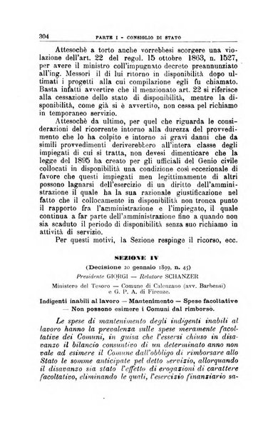 La giustizia amministrativa raccolta di decisioni e pareri del Consiglio di Stato, decisioni della Corte dei conti, sentenze della Cassazione di Roma, e decisioni delle Giunte provinciali amministrative