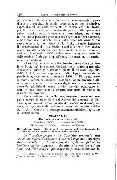 La giustizia amministrativa raccolta di decisioni e pareri del Consiglio di Stato, decisioni della Corte dei conti, sentenze della Cassazione di Roma, e decisioni delle Giunte provinciali amministrative