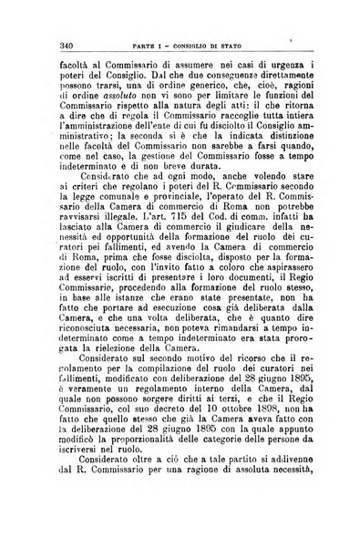 La giustizia amministrativa raccolta di decisioni e pareri del Consiglio di Stato, decisioni della Corte dei conti, sentenze della Cassazione di Roma, e decisioni delle Giunte provinciali amministrative