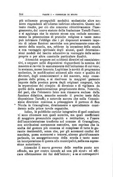 La giustizia amministrativa raccolta di decisioni e pareri del Consiglio di Stato, decisioni della Corte dei conti, sentenze della Cassazione di Roma, e decisioni delle Giunte provinciali amministrative