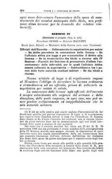 La giustizia amministrativa raccolta di decisioni e pareri del Consiglio di Stato, decisioni della Corte dei conti, sentenze della Cassazione di Roma, e decisioni delle Giunte provinciali amministrative