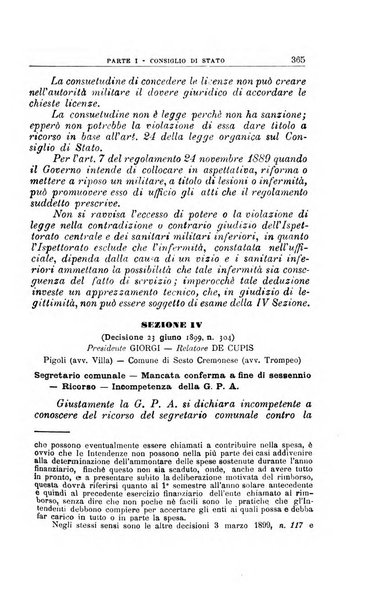 La giustizia amministrativa raccolta di decisioni e pareri del Consiglio di Stato, decisioni della Corte dei conti, sentenze della Cassazione di Roma, e decisioni delle Giunte provinciali amministrative