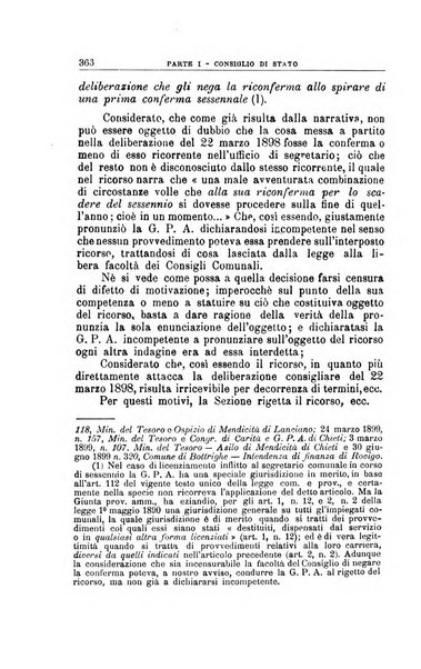 La giustizia amministrativa raccolta di decisioni e pareri del Consiglio di Stato, decisioni della Corte dei conti, sentenze della Cassazione di Roma, e decisioni delle Giunte provinciali amministrative