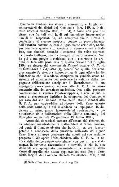 La giustizia amministrativa raccolta di decisioni e pareri del Consiglio di Stato, decisioni della Corte dei conti, sentenze della Cassazione di Roma, e decisioni delle Giunte provinciali amministrative