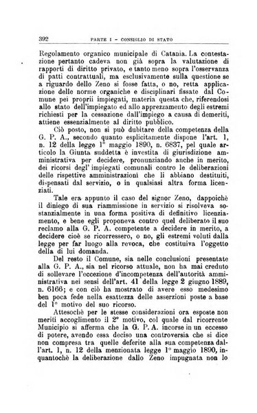 La giustizia amministrativa raccolta di decisioni e pareri del Consiglio di Stato, decisioni della Corte dei conti, sentenze della Cassazione di Roma, e decisioni delle Giunte provinciali amministrative