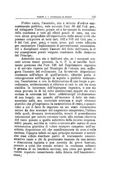 La giustizia amministrativa raccolta di decisioni e pareri del Consiglio di Stato, decisioni della Corte dei conti, sentenze della Cassazione di Roma, e decisioni delle Giunte provinciali amministrative