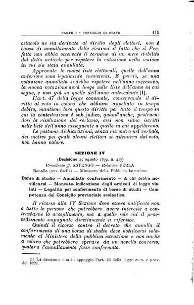 La giustizia amministrativa raccolta di decisioni e pareri del Consiglio di Stato, decisioni della Corte dei conti, sentenze della Cassazione di Roma, e decisioni delle Giunte provinciali amministrative