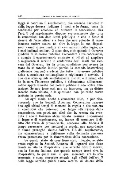 La giustizia amministrativa raccolta di decisioni e pareri del Consiglio di Stato, decisioni della Corte dei conti, sentenze della Cassazione di Roma, e decisioni delle Giunte provinciali amministrative