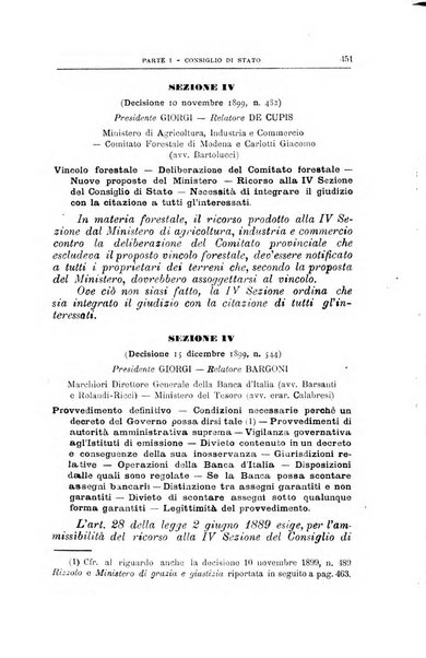 La giustizia amministrativa raccolta di decisioni e pareri del Consiglio di Stato, decisioni della Corte dei conti, sentenze della Cassazione di Roma, e decisioni delle Giunte provinciali amministrative