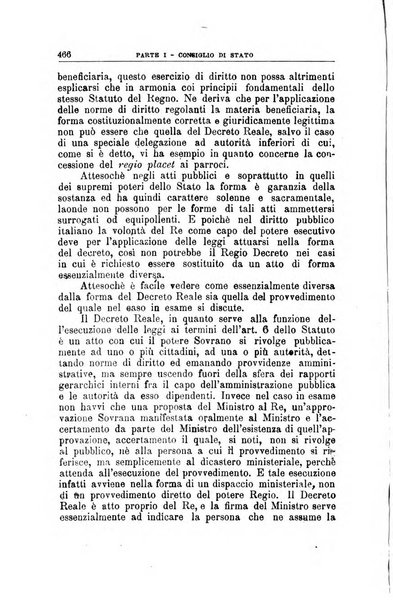 La giustizia amministrativa raccolta di decisioni e pareri del Consiglio di Stato, decisioni della Corte dei conti, sentenze della Cassazione di Roma, e decisioni delle Giunte provinciali amministrative