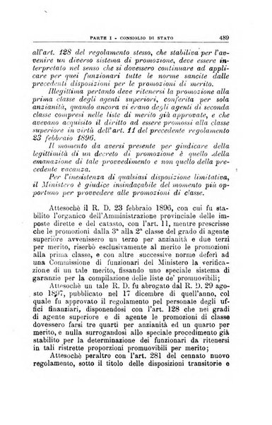 La giustizia amministrativa raccolta di decisioni e pareri del Consiglio di Stato, decisioni della Corte dei conti, sentenze della Cassazione di Roma, e decisioni delle Giunte provinciali amministrative