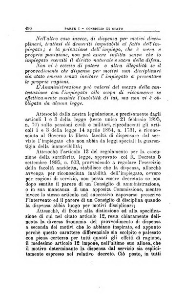 La giustizia amministrativa raccolta di decisioni e pareri del Consiglio di Stato, decisioni della Corte dei conti, sentenze della Cassazione di Roma, e decisioni delle Giunte provinciali amministrative