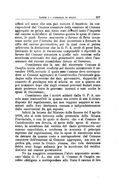 La giustizia amministrativa raccolta di decisioni e pareri del Consiglio di Stato, decisioni della Corte dei conti, sentenze della Cassazione di Roma, e decisioni delle Giunte provinciali amministrative