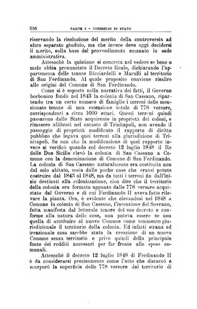 La giustizia amministrativa raccolta di decisioni e pareri del Consiglio di Stato, decisioni della Corte dei conti, sentenze della Cassazione di Roma, e decisioni delle Giunte provinciali amministrative