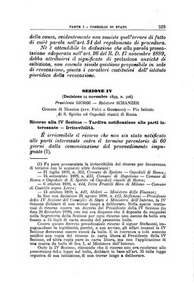 La giustizia amministrativa raccolta di decisioni e pareri del Consiglio di Stato, decisioni della Corte dei conti, sentenze della Cassazione di Roma, e decisioni delle Giunte provinciali amministrative