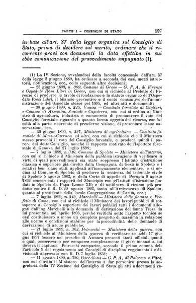 La giustizia amministrativa raccolta di decisioni e pareri del Consiglio di Stato, decisioni della Corte dei conti, sentenze della Cassazione di Roma, e decisioni delle Giunte provinciali amministrative