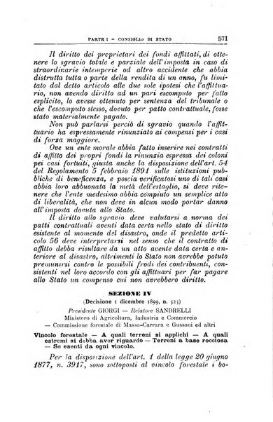 La giustizia amministrativa raccolta di decisioni e pareri del Consiglio di Stato, decisioni della Corte dei conti, sentenze della Cassazione di Roma, e decisioni delle Giunte provinciali amministrative