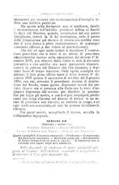 La giustizia amministrativa raccolta di decisioni e pareri del Consiglio di Stato, decisioni della Corte dei conti, sentenze della Cassazione di Roma, e decisioni delle Giunte provinciali amministrative