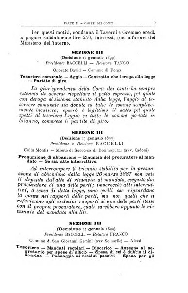 La giustizia amministrativa raccolta di decisioni e pareri del Consiglio di Stato, decisioni della Corte dei conti, sentenze della Cassazione di Roma, e decisioni delle Giunte provinciali amministrative