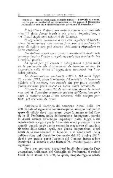 La giustizia amministrativa raccolta di decisioni e pareri del Consiglio di Stato, decisioni della Corte dei conti, sentenze della Cassazione di Roma, e decisioni delle Giunte provinciali amministrative