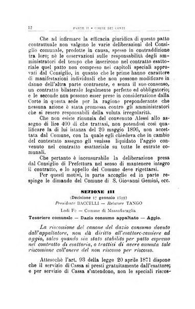 La giustizia amministrativa raccolta di decisioni e pareri del Consiglio di Stato, decisioni della Corte dei conti, sentenze della Cassazione di Roma, e decisioni delle Giunte provinciali amministrative