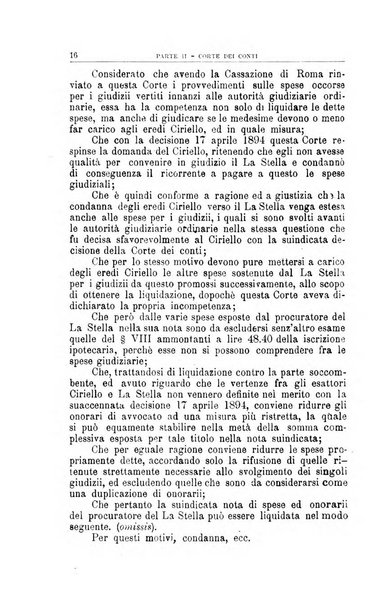 La giustizia amministrativa raccolta di decisioni e pareri del Consiglio di Stato, decisioni della Corte dei conti, sentenze della Cassazione di Roma, e decisioni delle Giunte provinciali amministrative