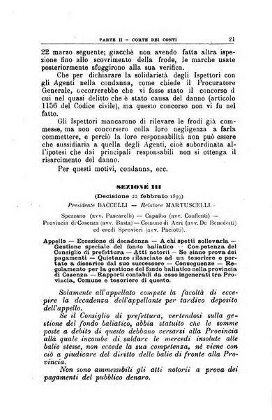 La giustizia amministrativa raccolta di decisioni e pareri del Consiglio di Stato, decisioni della Corte dei conti, sentenze della Cassazione di Roma, e decisioni delle Giunte provinciali amministrative