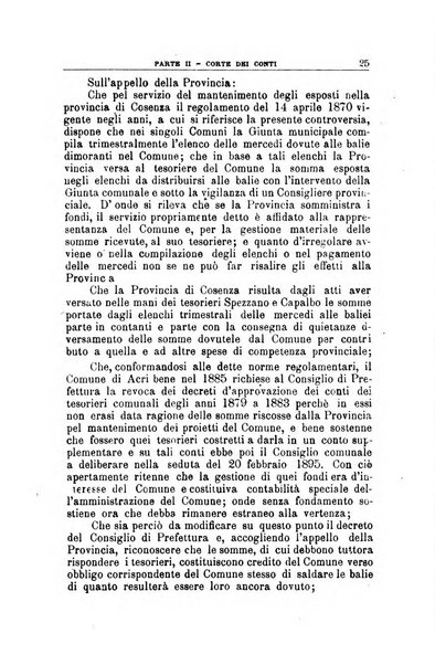 La giustizia amministrativa raccolta di decisioni e pareri del Consiglio di Stato, decisioni della Corte dei conti, sentenze della Cassazione di Roma, e decisioni delle Giunte provinciali amministrative