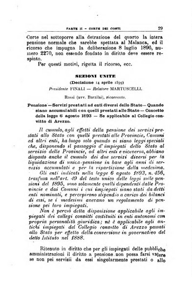 La giustizia amministrativa raccolta di decisioni e pareri del Consiglio di Stato, decisioni della Corte dei conti, sentenze della Cassazione di Roma, e decisioni delle Giunte provinciali amministrative