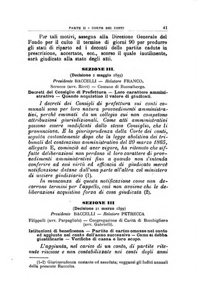 La giustizia amministrativa raccolta di decisioni e pareri del Consiglio di Stato, decisioni della Corte dei conti, sentenze della Cassazione di Roma, e decisioni delle Giunte provinciali amministrative