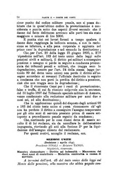 La giustizia amministrativa raccolta di decisioni e pareri del Consiglio di Stato, decisioni della Corte dei conti, sentenze della Cassazione di Roma, e decisioni delle Giunte provinciali amministrative