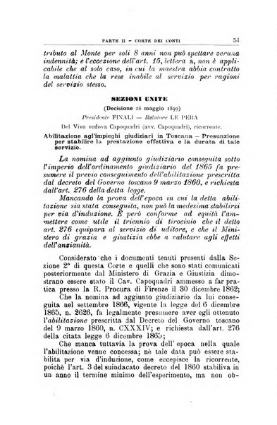 La giustizia amministrativa raccolta di decisioni e pareri del Consiglio di Stato, decisioni della Corte dei conti, sentenze della Cassazione di Roma, e decisioni delle Giunte provinciali amministrative