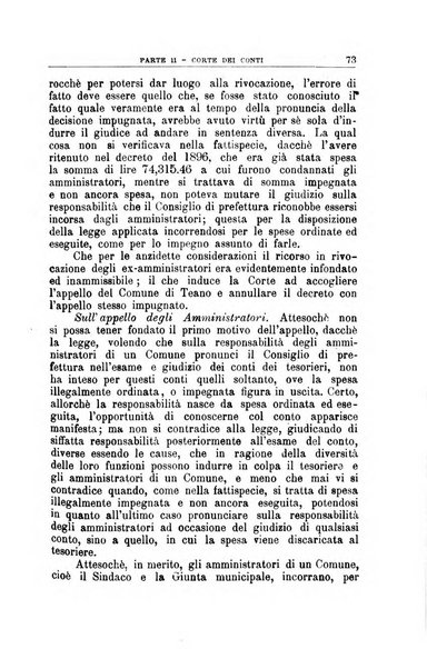 La giustizia amministrativa raccolta di decisioni e pareri del Consiglio di Stato, decisioni della Corte dei conti, sentenze della Cassazione di Roma, e decisioni delle Giunte provinciali amministrative