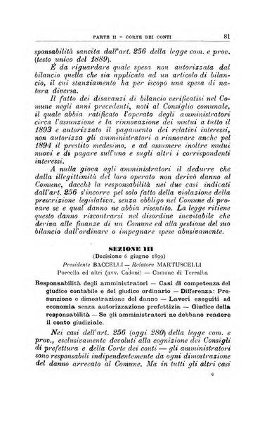 La giustizia amministrativa raccolta di decisioni e pareri del Consiglio di Stato, decisioni della Corte dei conti, sentenze della Cassazione di Roma, e decisioni delle Giunte provinciali amministrative