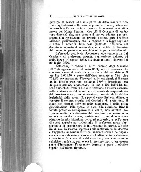 La giustizia amministrativa raccolta di decisioni e pareri del Consiglio di Stato, decisioni della Corte dei conti, sentenze della Cassazione di Roma, e decisioni delle Giunte provinciali amministrative