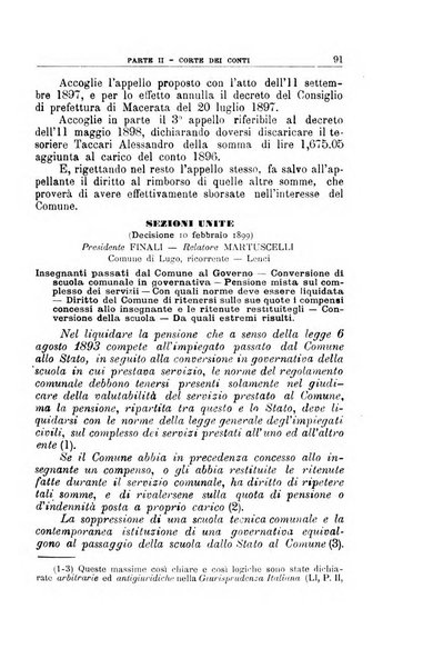 La giustizia amministrativa raccolta di decisioni e pareri del Consiglio di Stato, decisioni della Corte dei conti, sentenze della Cassazione di Roma, e decisioni delle Giunte provinciali amministrative