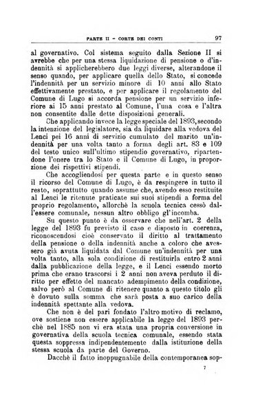 La giustizia amministrativa raccolta di decisioni e pareri del Consiglio di Stato, decisioni della Corte dei conti, sentenze della Cassazione di Roma, e decisioni delle Giunte provinciali amministrative