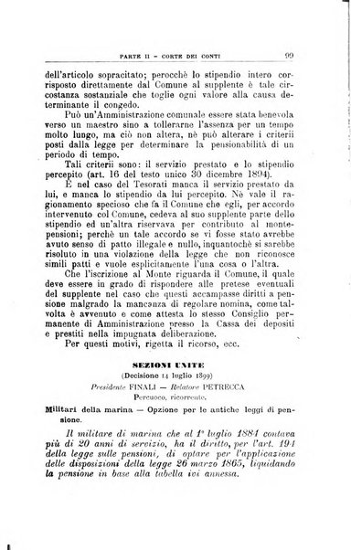 La giustizia amministrativa raccolta di decisioni e pareri del Consiglio di Stato, decisioni della Corte dei conti, sentenze della Cassazione di Roma, e decisioni delle Giunte provinciali amministrative