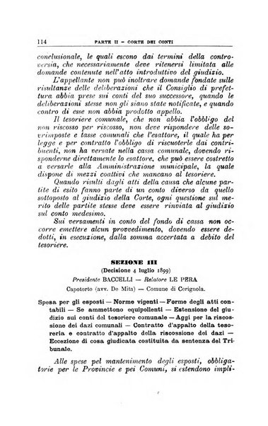 La giustizia amministrativa raccolta di decisioni e pareri del Consiglio di Stato, decisioni della Corte dei conti, sentenze della Cassazione di Roma, e decisioni delle Giunte provinciali amministrative