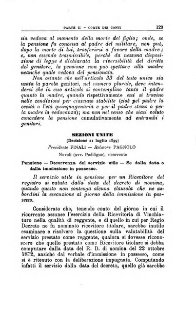 La giustizia amministrativa raccolta di decisioni e pareri del Consiglio di Stato, decisioni della Corte dei conti, sentenze della Cassazione di Roma, e decisioni delle Giunte provinciali amministrative