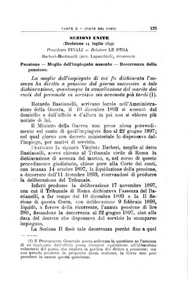 La giustizia amministrativa raccolta di decisioni e pareri del Consiglio di Stato, decisioni della Corte dei conti, sentenze della Cassazione di Roma, e decisioni delle Giunte provinciali amministrative