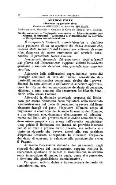 La giustizia amministrativa raccolta di decisioni e pareri del Consiglio di Stato, decisioni della Corte dei conti, sentenze della Cassazione di Roma, e decisioni delle Giunte provinciali amministrative