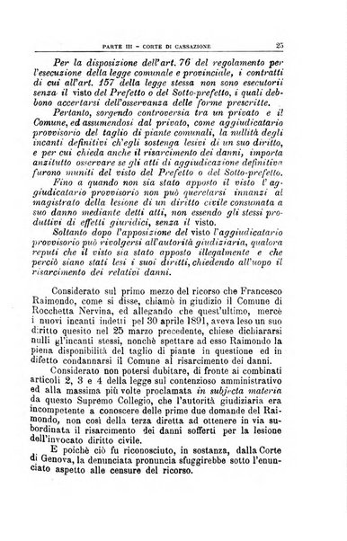 La giustizia amministrativa raccolta di decisioni e pareri del Consiglio di Stato, decisioni della Corte dei conti, sentenze della Cassazione di Roma, e decisioni delle Giunte provinciali amministrative